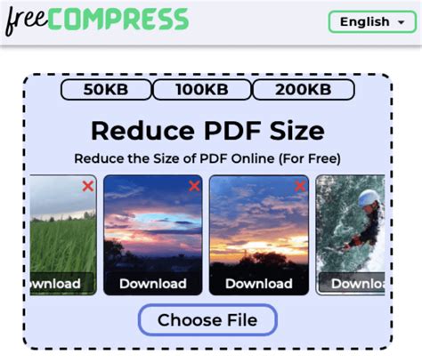 Compress PDFs & reduce file size online for free .